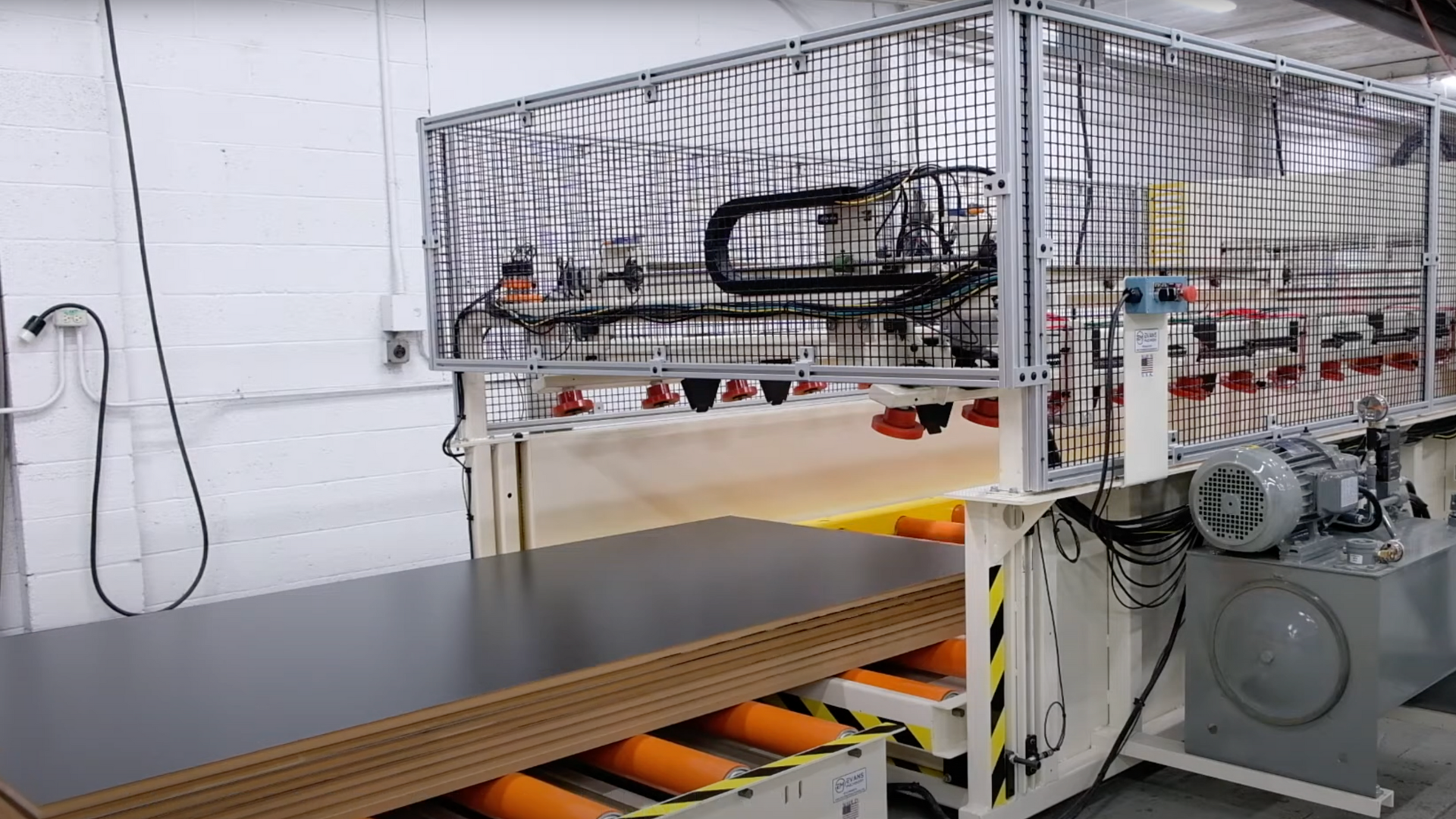 Panel Stackers for Flat Panel Laminating Lines | Evans Midwest